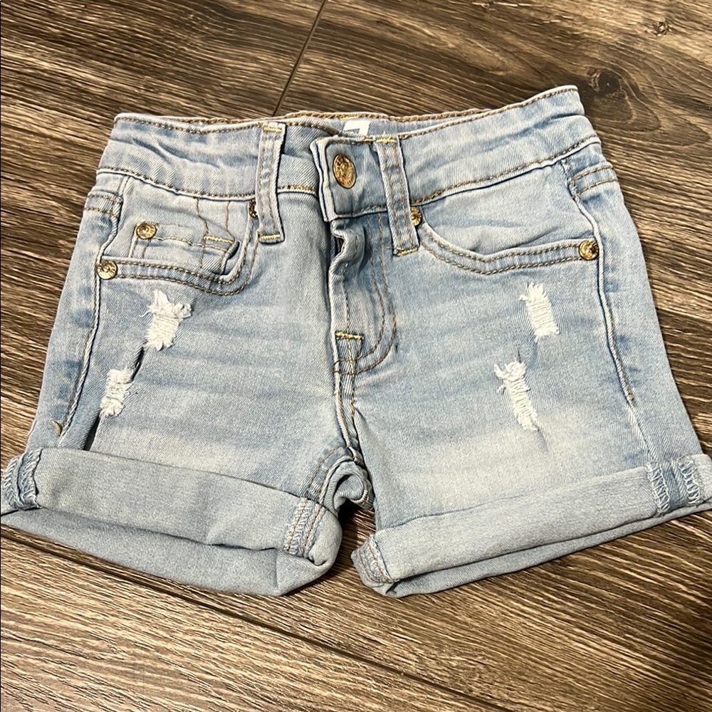 Toddler Girl 7 For All Mankind Shorts
